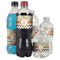 Swirls, Floral & Chevron Water Bottle Label - Multiple Bottle Sizes