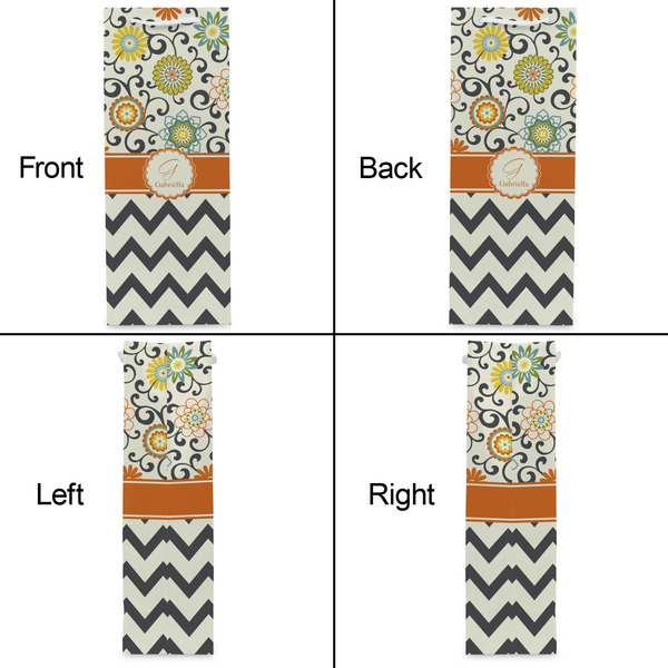 Swirls, Floral & Chevron Wine Gift Bag - Gloss - Approval