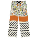 Swirls, Floral & Chevron Womens Pajama Pants - XS