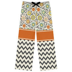 Swirls, Floral & Chevron Womens Pajama Pants
