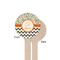 Swirls, Floral & Chevron Wooden 6" Stir Stick - Round - Single Sided - Front & Back
