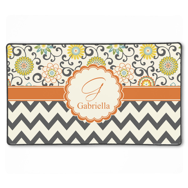 Swirls, Floral & Chevron XXL Gaming Mouse Pads - 24" x 14" - APPROVAL