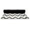 Swirls, Floral & Chevron Yoga Mat Rolled up Black Rubber Backing
