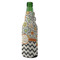Swirls, Floral & Chevron Zipper Bottle Cooler - ANGLE (bottle)