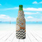 Swirls, Floral & Chevron Zipper Bottle Cooler - LIFESTYLE