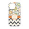 Swirls, Floral & Chevron iPhone 13 Mini Case - Back