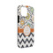 Swirls, Floral & Chevron iPhone Case - Rubber Lined - iPhone 13 Mini (Personalized)