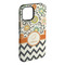 Swirls, Floral & Chevron iPhone Case - Rubber Lined - iPhone 15 Plus (Personalized)