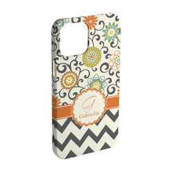 Swirls, Floral & Chevron iPhone Case - Plastic - iPhone 15 Pro (Personalized)