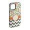 Swirls, Floral & Chevron iPhone 15 Tough Case -  Angle