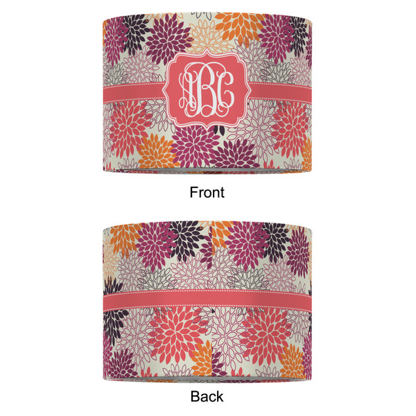Mums Flower 12" Drum Lampshade - APPROVAL (Fabric)