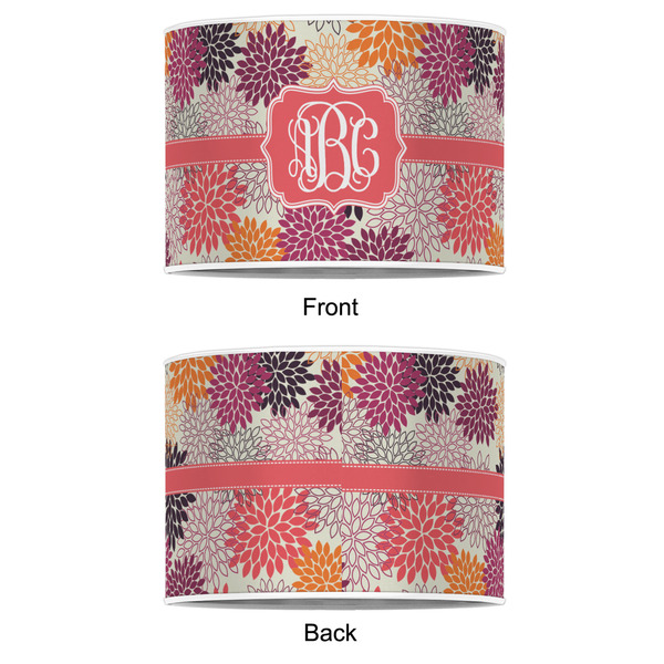 Mums Flower 12" Drum Lampshade - APPROVAL (Poly Film)