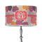 Mums Flower 12" Drum Lamp Shade - Poly-film (Personalized)