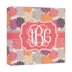 Mums Flower Canvas Print - 12x12 (Personalized)