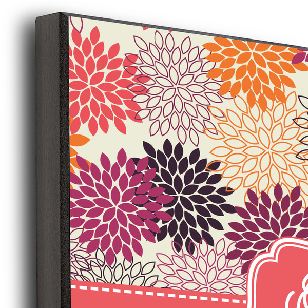 Mums Flower 12x12 Wood Print - Closeup