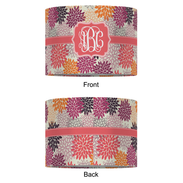 Mums Flower 16" Drum Lampshade - APPROVAL (Fabric)