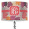 Mums Flower 16" Drum Lampshade - ON STAND (Poly Film)
