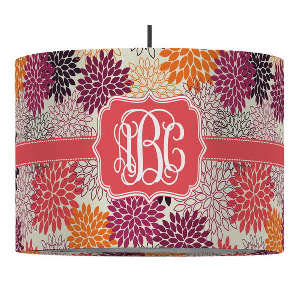 Custom Mums Flower Drum Pendant Lamp (Personalized)