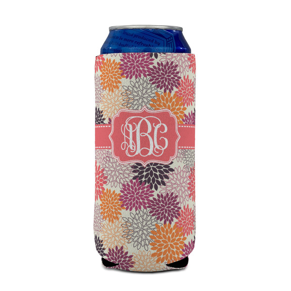 Mums Flower 16oz Can Sleeve - FRONT (on can)