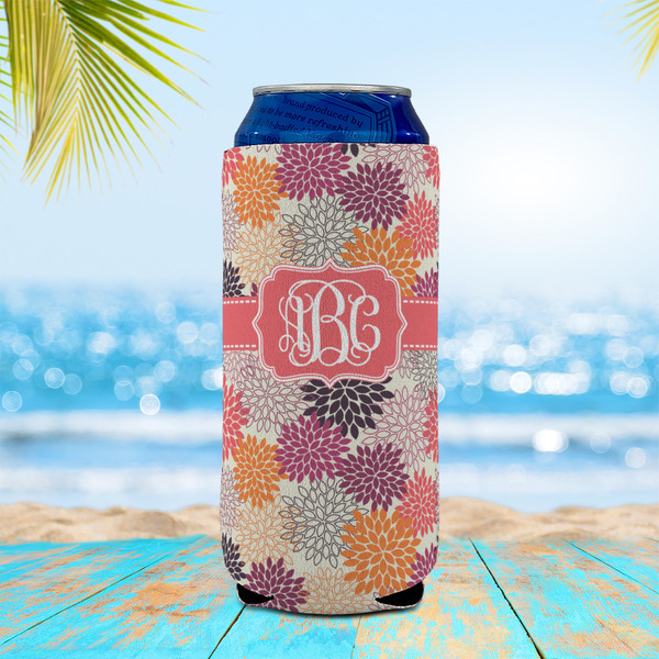 Mums Flower 16oz Can Sleeve - LIFESTYLE