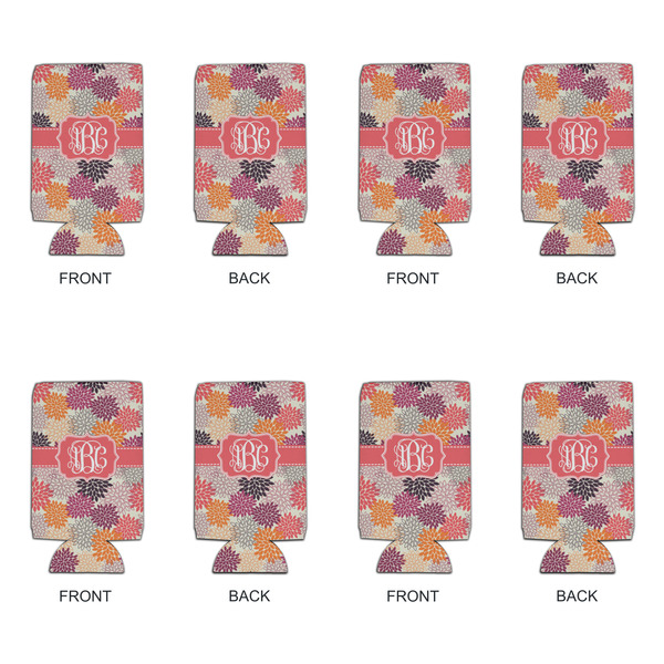 Mums Flower 16oz Can Sleeve - Set of 4 - APPROVAL