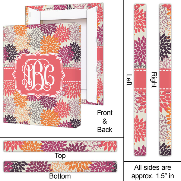 Mums Flower 16x20 - Canvas Print - Approval