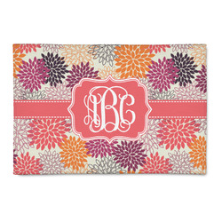 Mums Flower 2' x 3' Indoor Area Rug (Personalized)