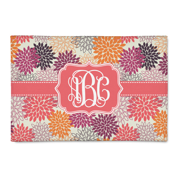 Custom Mums Flower 2' x 3' Indoor Area Rug (Personalized)