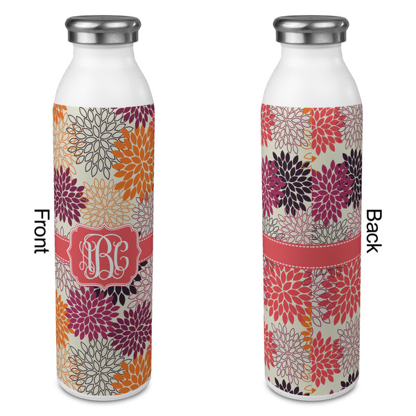 Mums Flower 20oz Water Bottles - Full Print - Approval