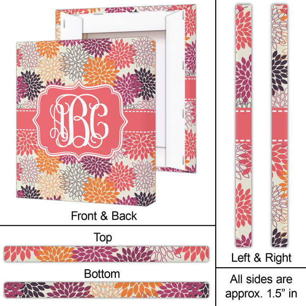 Mums Flower 20x24 - Canvas Print - Approval