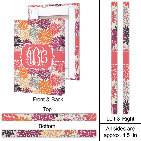 Mums Flower 20x30 - Canvas Print - Approval