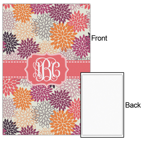 Mums Flower 20x30 - Matte Poster - Front & Back