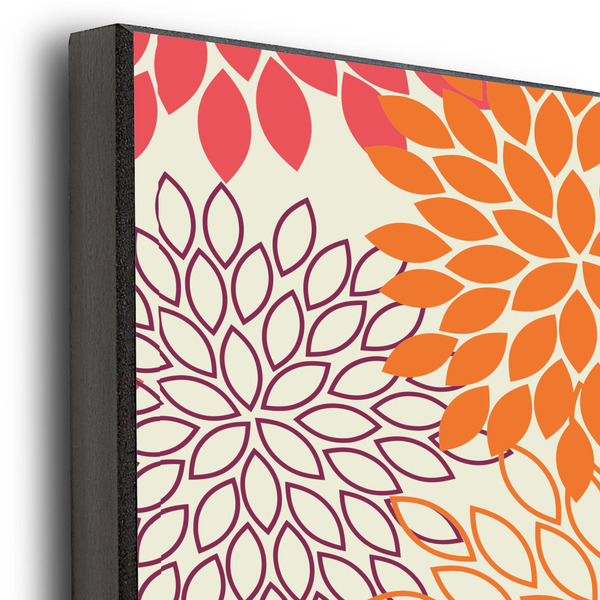 Mums Flower 20x30 Wood Print - Closeup