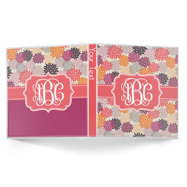 Mums Flower 3-Ring Binder Approval- 1in