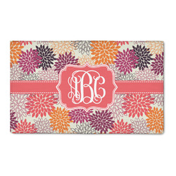 Mums Flower 3' x 5' Indoor Area Rug (Personalized)
