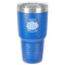 Mums Flower 30 oz Stainless Steel Tumbler - Royal Blue - Single-Sided (Personalized)