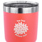 Mums Flower 30 oz Stainless Steel Ringneck Tumbler - Coral - CLOSE UP