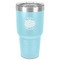 Mums Flower 30 oz Stainless Steel Tumbler - Teal - Single-Sided (Personalized)