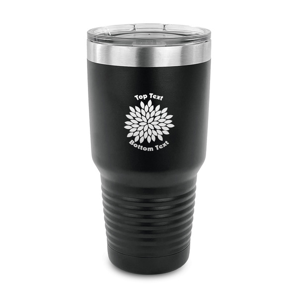 Custom Mums Flower 30 oz Stainless Steel Tumbler (Personalized)