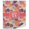 Mums Flower 50x60 Sherpa Blanket