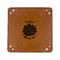 Mums Flower 6" x 6" Leatherette Snap Up Tray - FLAT FRONT