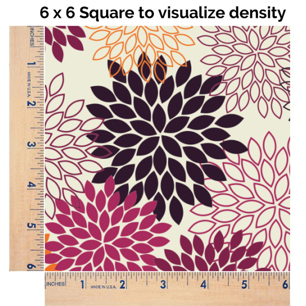 Mums Flower 6x6 Swatch of Fabric