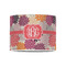 Mums Flower 8" Drum Lampshade - FRONT (Poly Film)