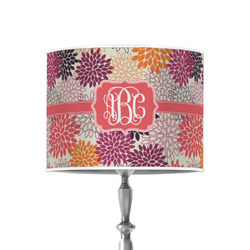 Mums Flower 8" Drum Lamp Shade - Poly-film (Personalized)