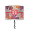 Mums Flower 8" Drum Lampshade - ON STAND (Poly Film)