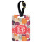 Mums Flower Metal Luggage Tag w/ Monogram