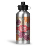 Mums Flower Water Bottles - 20 oz - Aluminum (Personalized)