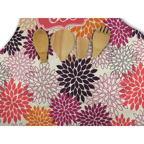 Mums Flower Apron - Pocket Detail with Props