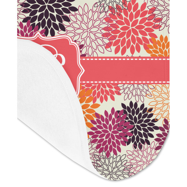 Mums Flower Baby Bib - AFT detail