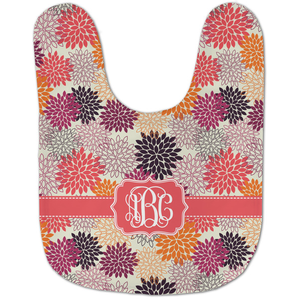 Mums Flower Baby Bib - AFT flat